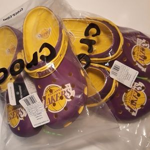 (New) Crocs NBA LA Lakers Clogs (M8/W10) (M12)
